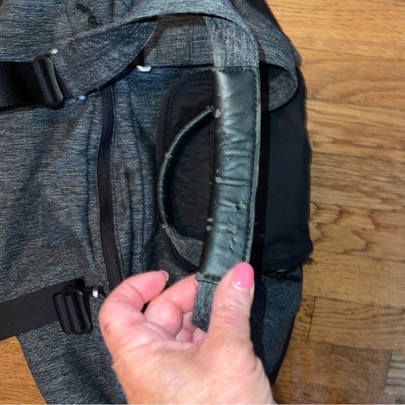Lululemon city sweat Gray and Black Duffel Bags with Minimalist Design - Picture 6 of 6